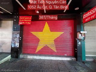 Cho thuê nhà nguyên căn  1052 âu cơ q, tân bình. ngang 4,5 x 38 trống suốt
