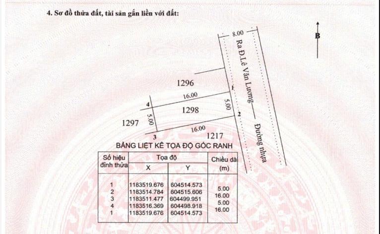 KDC SG South 1181 Lê Văn Lương - 80m2 - Chỉ 6 tỷ 4