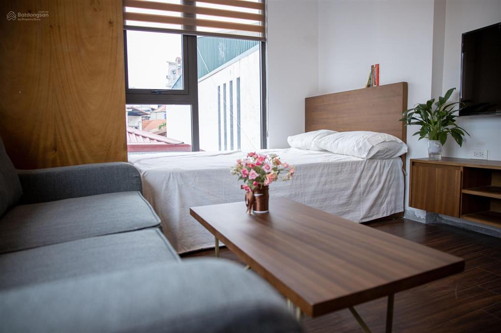 (giá ưu đãi từ 6.9tr) cho thuê căn hộ đủ đồ cửa sổ thoáng, 30m2, khu vực đào tấn, linh lang