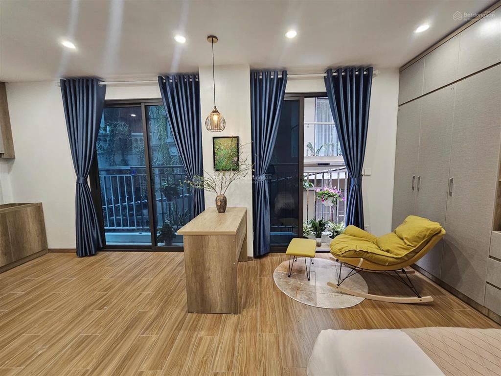Cho thuê căn hộ đủ đồ ban công thoáng khu vực đình thôn, trần văn lai, 30m2 giá từ 7,5 triệu