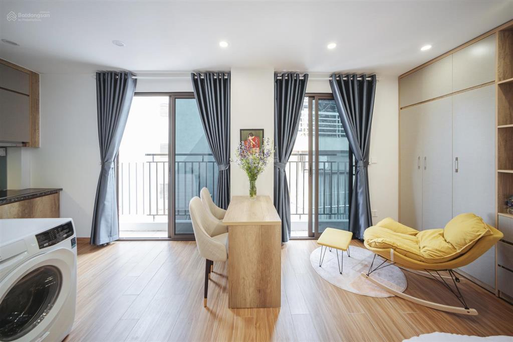 Cho thuê căn hộ đủ đồ ban công thoáng khu vực đình thôn, trần văn lai, 30m2 giá từ 7,5 triệu