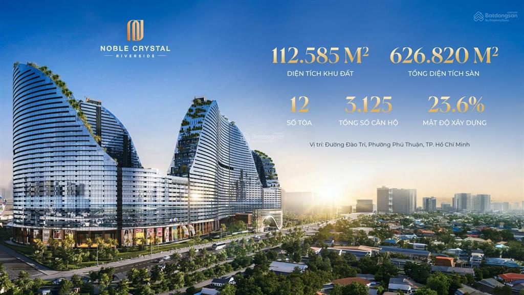 Bán căn 3pn 157m noble crystal riverside  view rạch bà bướm  chỉ 13,9 tỷ | liền kề phú mỹ hưng