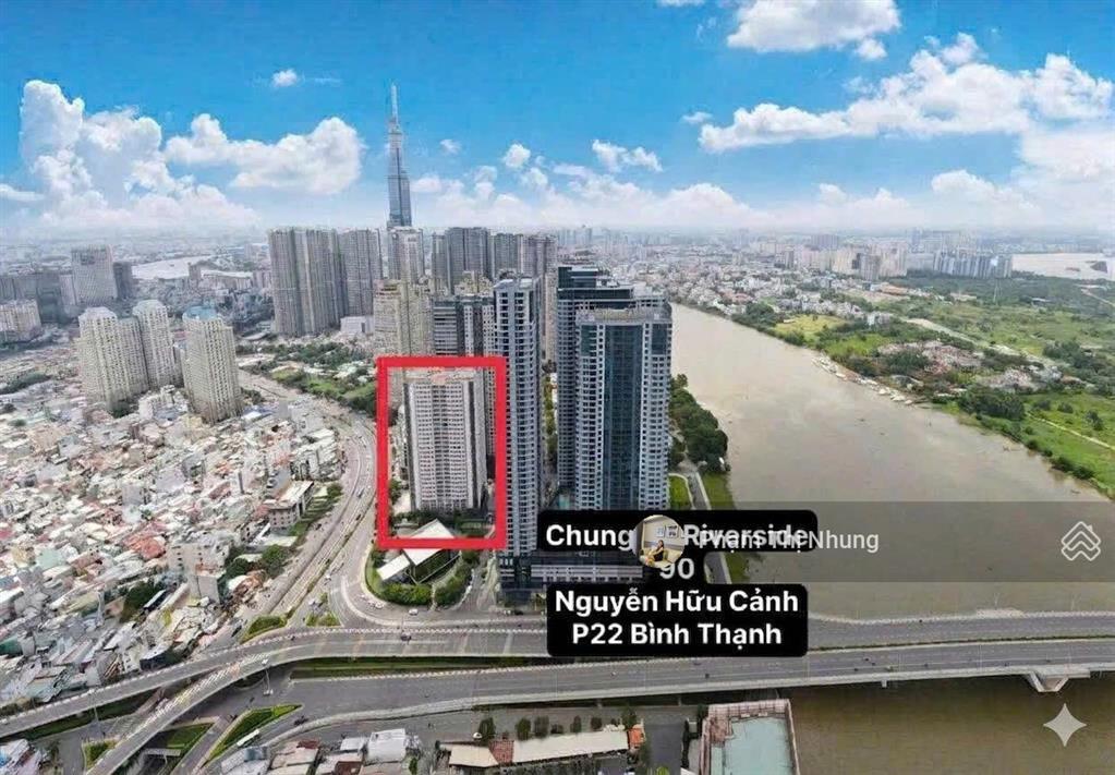 Chính chủ bán căn hộ riverside 90 nguyễn hữu cảnh, dt 46m2/ 1pn, view q1, giá 3.1 tỷ