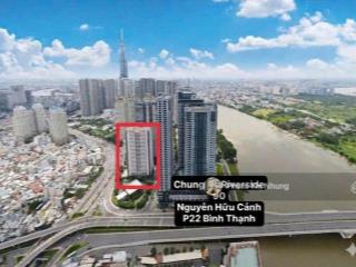 Chính chủ bán căn hộ riverside 90 nguyễn hữu cảnh, dt 46m2/ 1pn, view q1, giá 3.1 tỷ