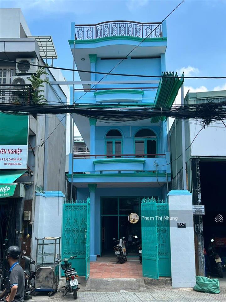 Chính chủ bán nhà mt nguyễn văn khối, phường 8, quận gò vấp, 5x32m (nở 9,1m) nhà mới sơn, giá 24 tỷ