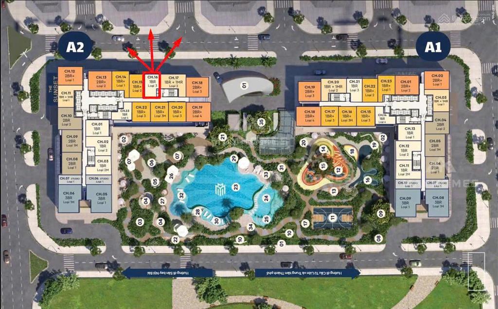 1pn 42m2 tầng trung hot nhất toà a2 masteri cổ loa, ký hđmb trực tiếp cđt  0976 894 ***