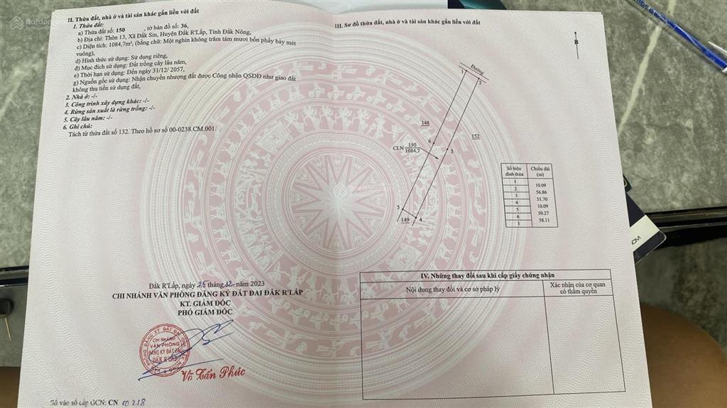Bán đất quảng tín lâm đồng, thổ cư, 2 mt đường, gần cao tốc, chính chủ (đc cũ dăk r'lấp, đắk nông)
