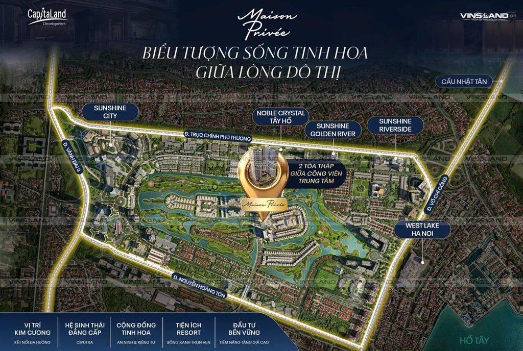 Maison privée capitaland  định nghĩa chuẩn sống tinh hoa tại lõi ciputra  quỹ căn đẹp