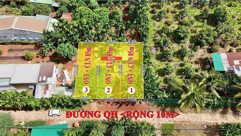 Bán gấp đất tại đường phan huy chú, hòa phú, thành phố buôn ma thuột, 499 triệu, 85 m2