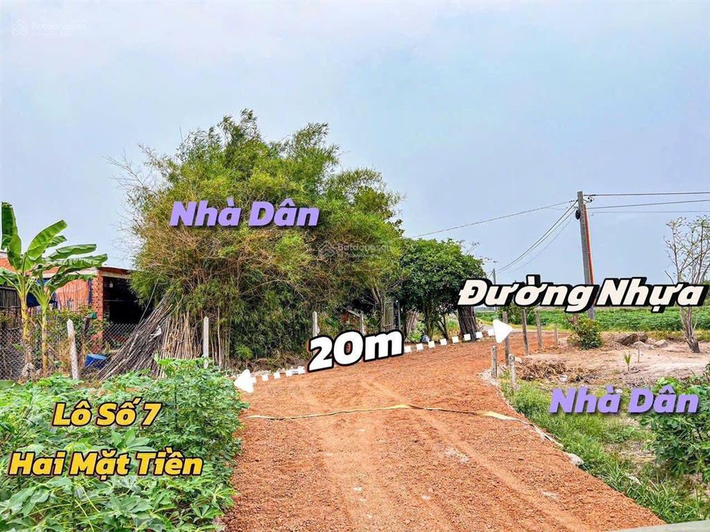 175m2 đất full thổ cư tân phong, tân biên, tây ninh, cách nhựa 20m