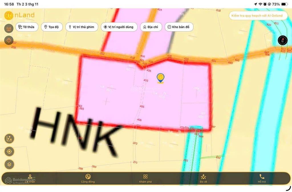 175m2 đất full thổ cư tân phong, tân biên, tây ninh, cách nhựa 20m