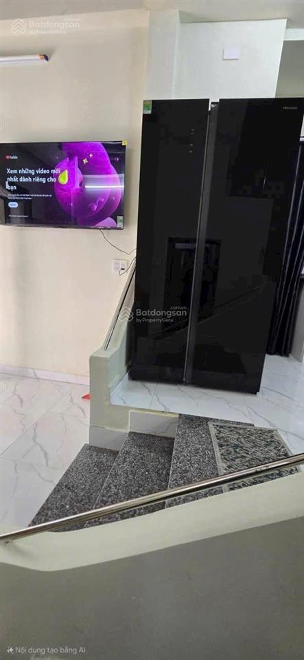 Nhà mới 4 tầng, 2 mặt tiền hẻm trước sau vào ở ngay  bình đông, p14, quận 8 (nay p. phú định)