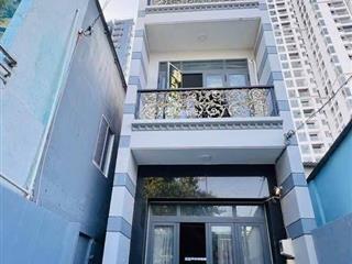 Nhà mới 4 tầng hẻm 4m thông bình đông, quận 8, p. phú định (p.14 cũ)