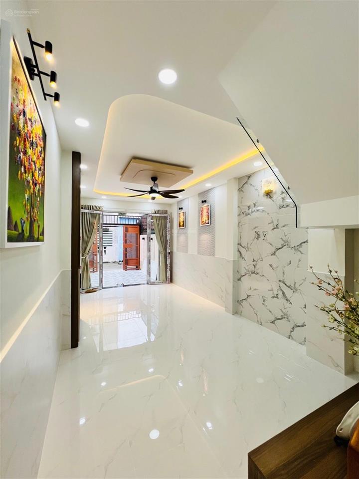 6.38 tỷ nhà 4 tầng dài gần 23m p.15 q.8