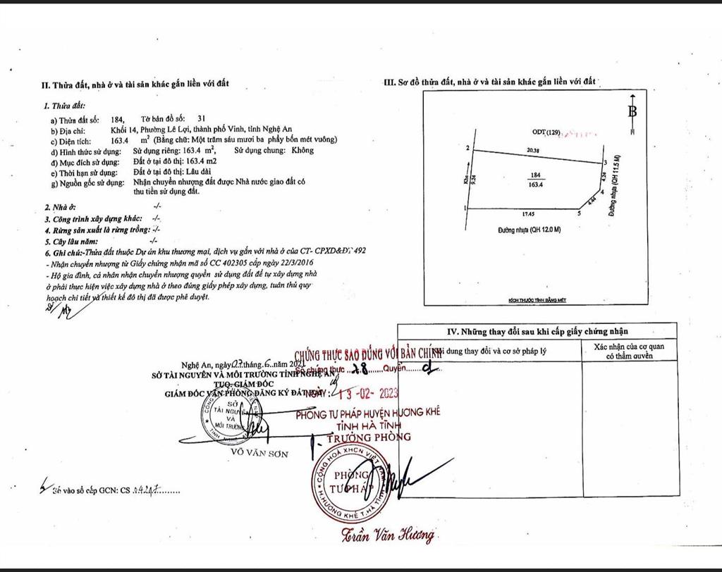 Chuyển nhượng đất nền, bìa chính chủ, gia đình tự xây nhà trong da