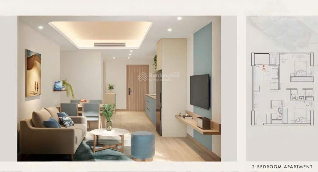 Căn hộ 1pn bên cạnh cầu sông hàn đà nẵng  giá 3tỷ8, nhận nhà cuối năm 2026