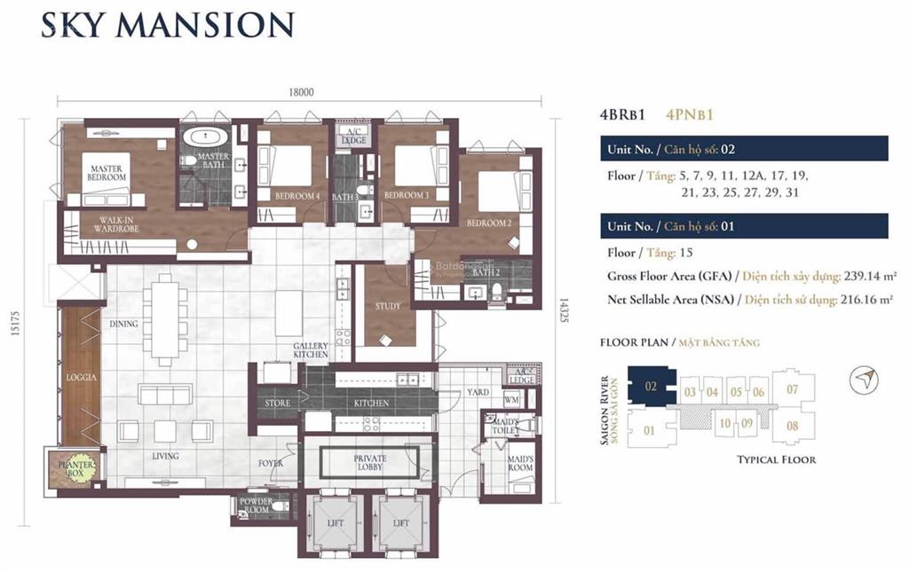 Feliz en vista  sky maision tháp a  full nội thất  5pn 5wc 239 m2  cho thuê 115 triệu  hot