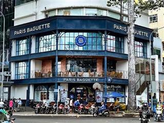 Nhà góc 2 mt cao thắng nguyễn thị minh khai quận 3 dt 15x25m 1 hầm 3 lầu thang máy trống suốt