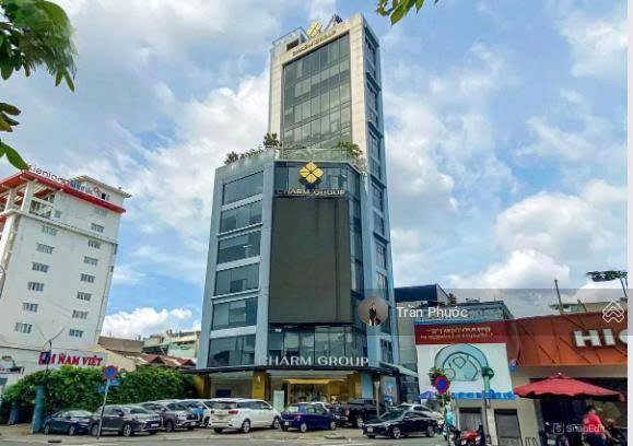 Tòa nhà góc 2mt 92 cách mạng tháng tám p. xuân hòa (quận 3), tp. hcm dtkv 378m2. kc 2 hầm 14 tầng