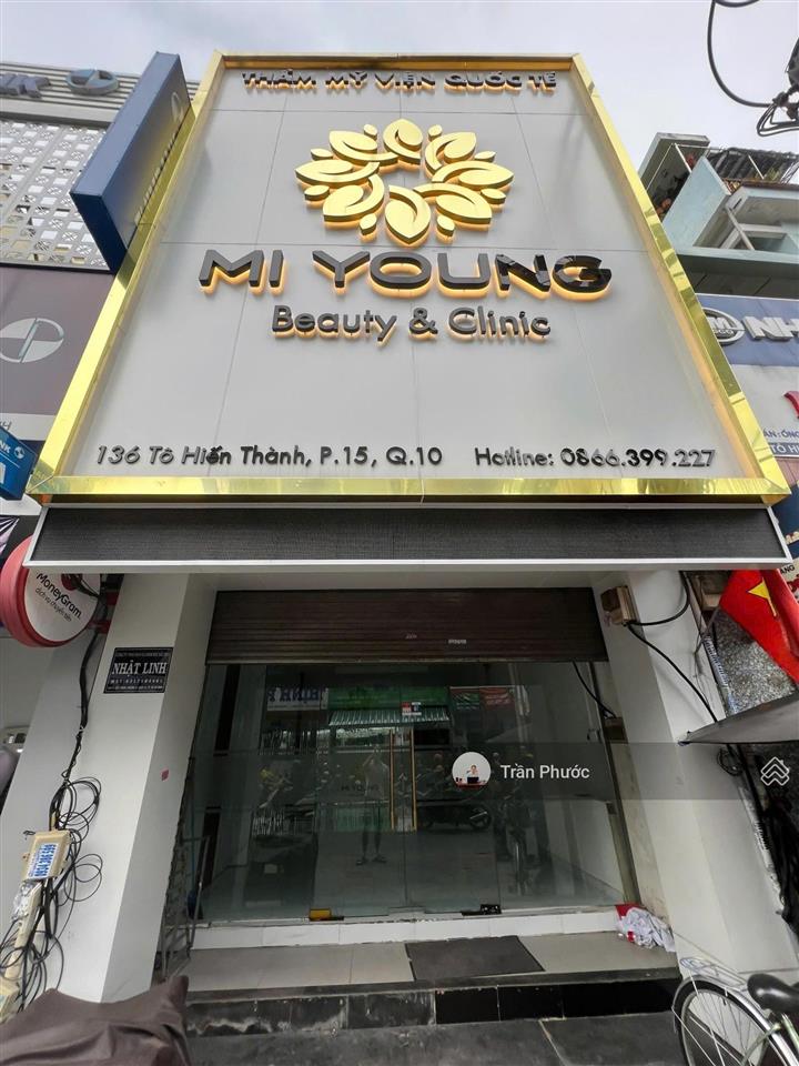 Cho thuê nhà mt 136 tô hiến thành phường 12 quận 10, dt 4.5x22m 1 trệt 2 lầu sân thượng