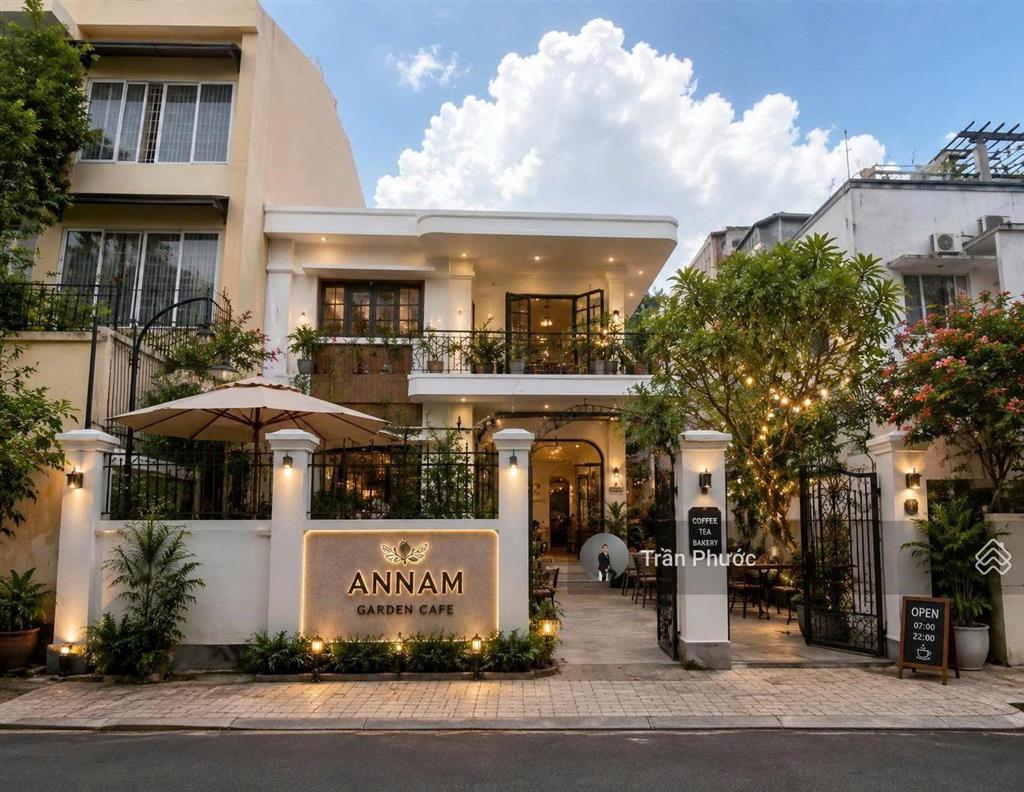 Biệt thự sân vườn bà huyện thanh quan, p. vts quận 3 dt 12x25m dtsd 483m² kc 1 trệt 2 lầu