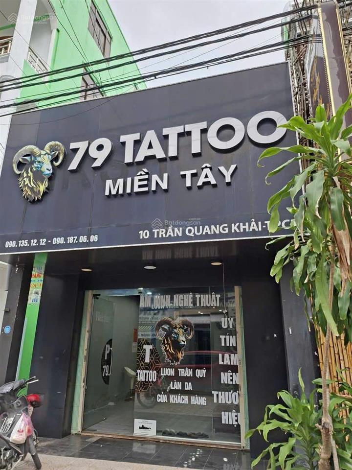 Cho thuê nhà mặt tiền đường trần quang khải cách đường nguyễn trãi 100m