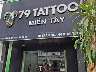Cho thuê nhà mặt tiền đường trần quang khải cách đường nguyễn trãi 100m