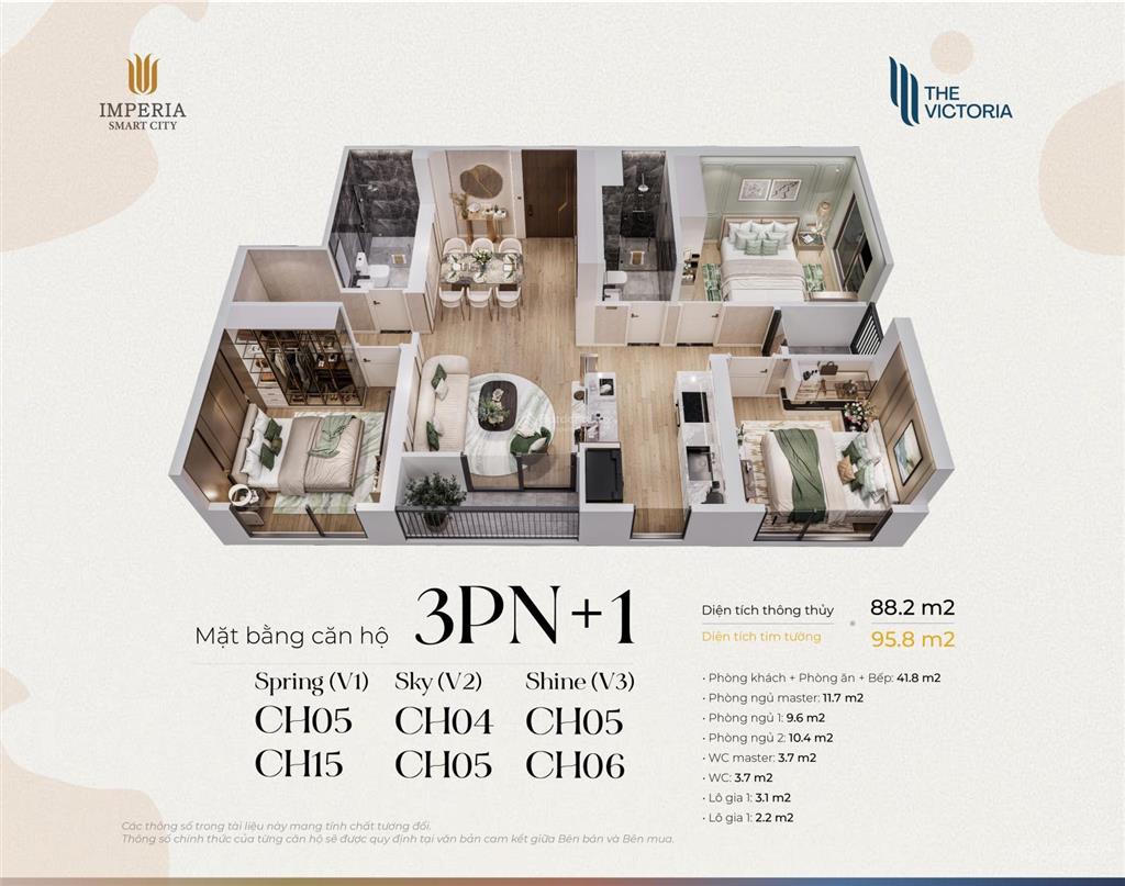 Chính chủ bán cắt lỗ 3pn+190m7 tỷvictoria cao cấp nhất smart city