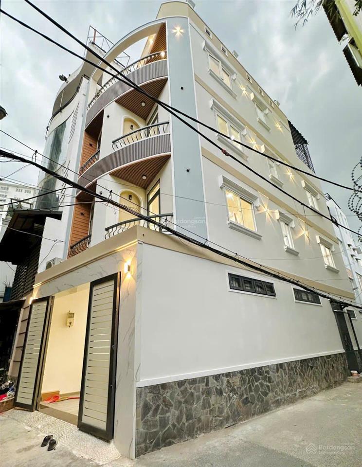 Bán nhà góc 2 mặt hxh cách 1 căn ra mt nguyễn thái bình, p4, tân bình giá 12,5 tỷ, 5 tầng, dt 55m2