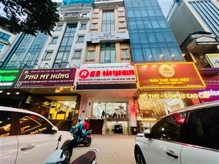 Bán toà nhà 9 tầng mặt phố nguyễn xiển, 168m2, vỉa hè 10m, dòng tiền 300tr/th