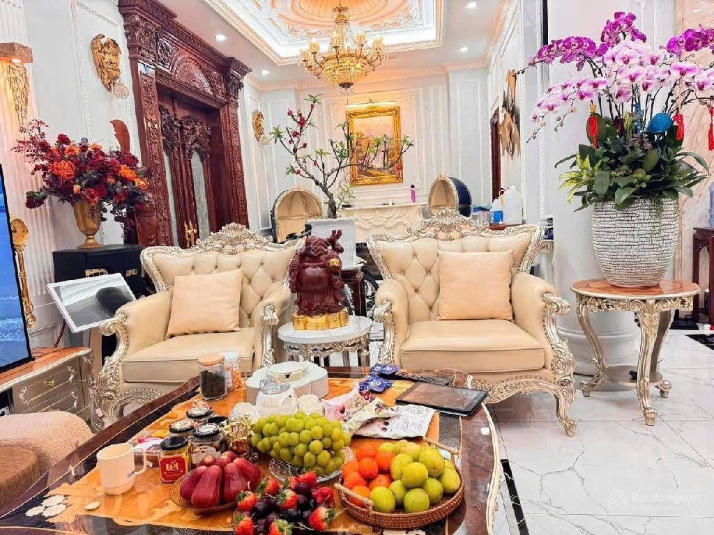 Bán biệt thự lô góc kđt trung văn 179m², 5 tầng thang máy, trục đường chính kinh doanh.