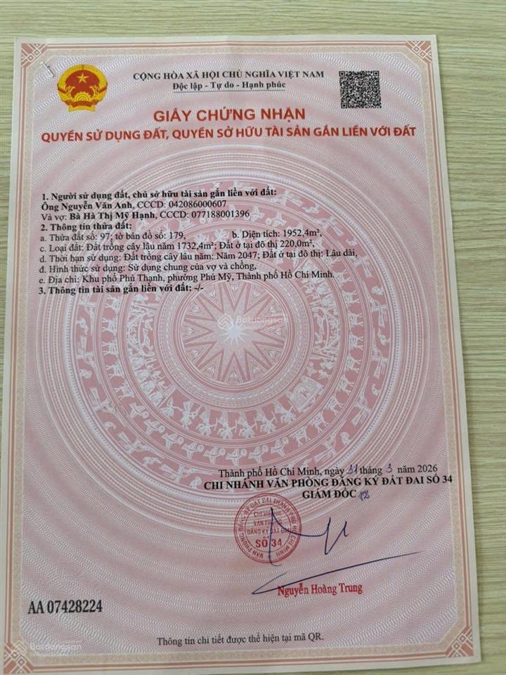 Đất trung tâm phường phú mỹ tphcm (bà rịa vũng tàu củ)