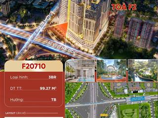 Căn 3pn 99m² 13,9 tỷ sun grand city feliza suites cầu giấy tòa đẹp f2, đối diện đhqg giá tốt nhất