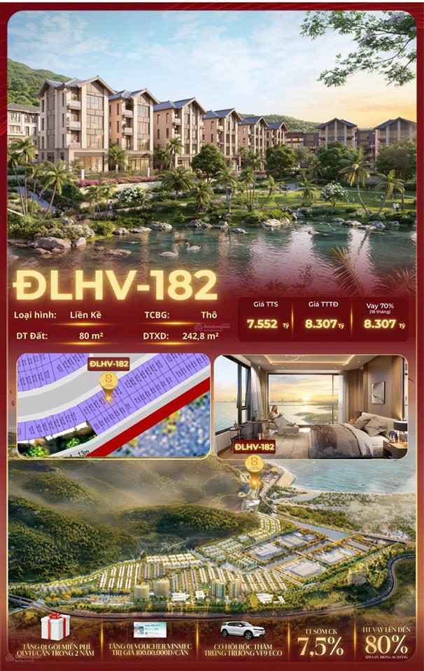 Liền kề đv182 vinhomes hải vân bay chỉ từ 7,5 tỷ.  0903 236 ***