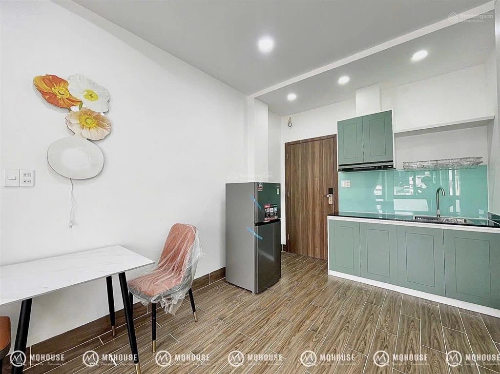 Cho thuê toà nhà mới dạng studio tách bếp siêu rộng có thang máy