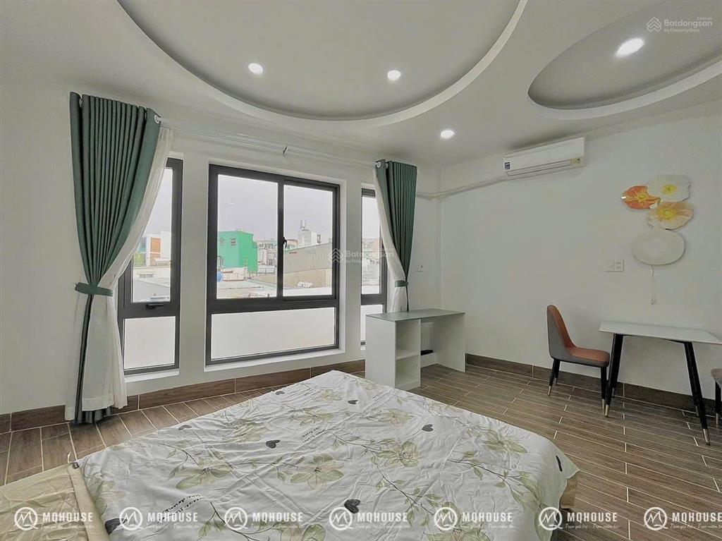 Cho thuê toà nhà mới dạng studio tách bếp siêu rộng có thang máy