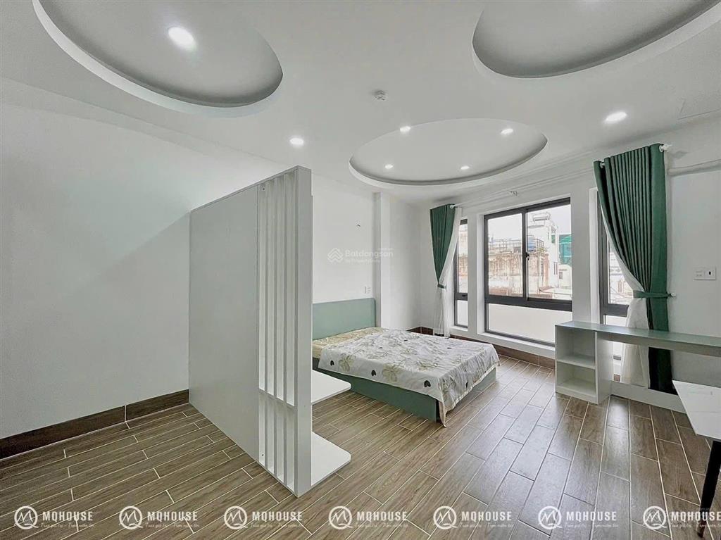 Cho thuê toà nhà mới dạng studio tách bếp siêu rộng có thang máy