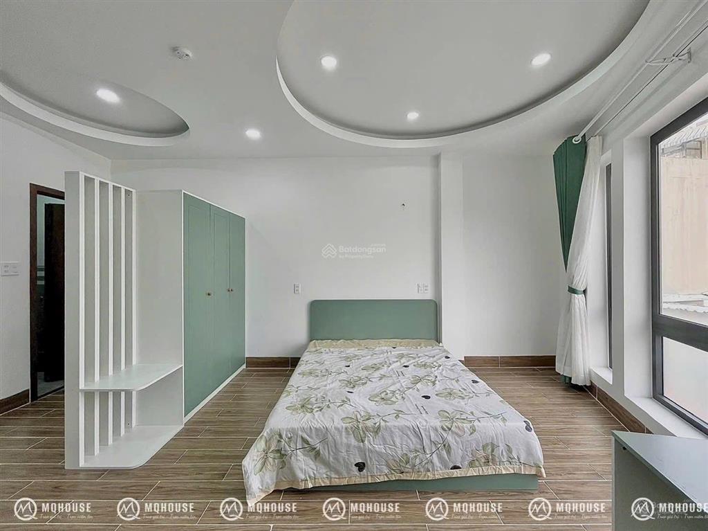 Cho thuê toà nhà mới dạng studio tách bếp siêu rộng có thang máy