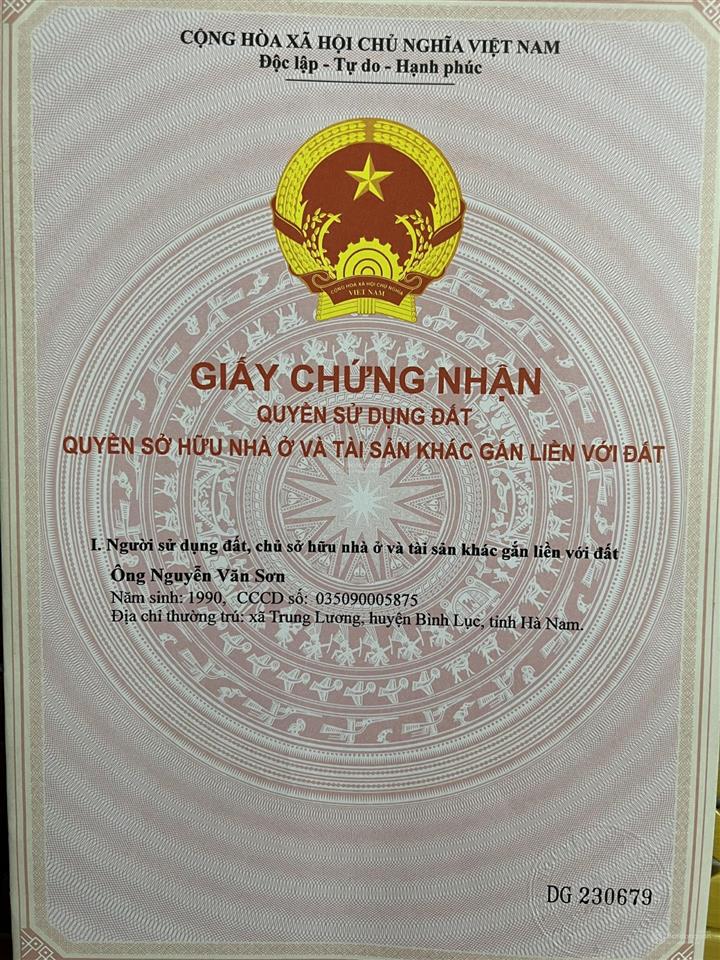 Đất chính chủ  đt 744, xã phú an, bến cát, bình dương