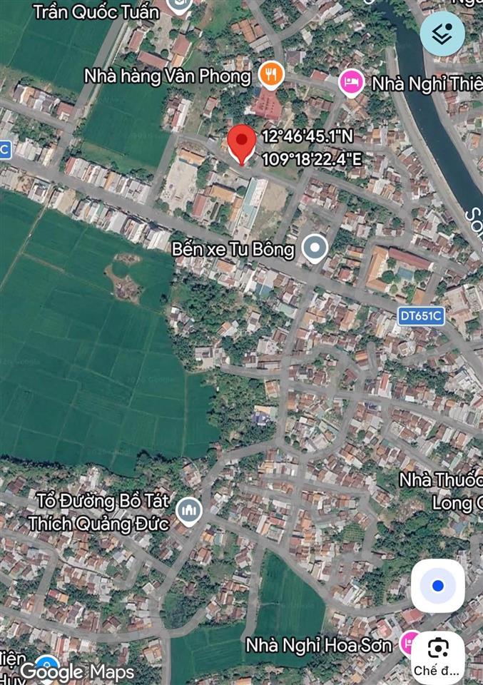 Chính chủ bán gấp lô đất đẹp mặt tiền đường bê tông xã tu bông  khánh hòa