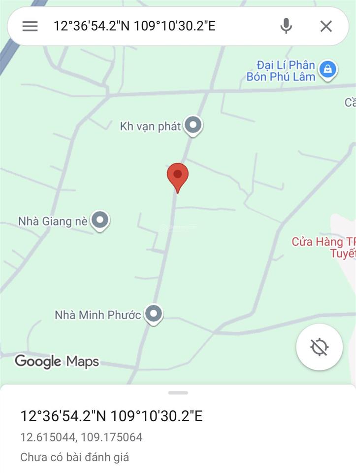 Chính chủ cần bán gấp lô đất lớn 1111,5m2 xã vạn hưng, vạn ninh, khánh hoà