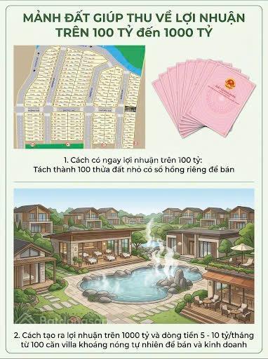 Bán 1,4 hecta đất 4 mặt tiền lớn  ln 1000 tỷ và dòng tiền vài tỷ mỗi tháng