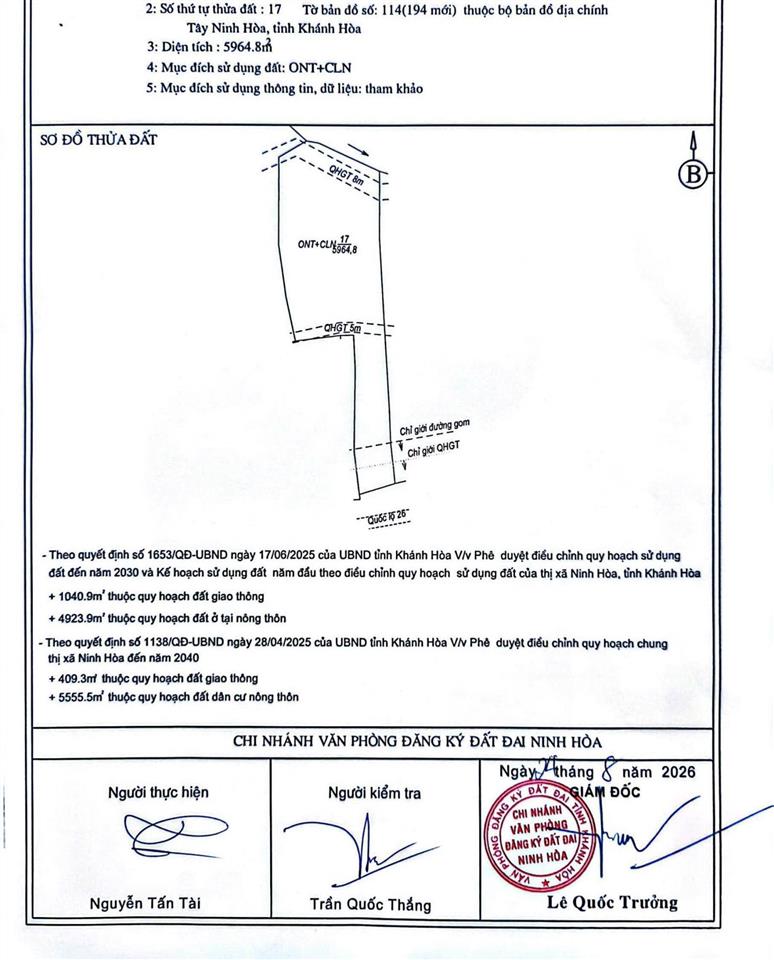 Bán 1,4 hecta đất 4 mặt tiền lớn  ln 1000 tỷ và dòng tiền vài tỷ mỗi tháng
