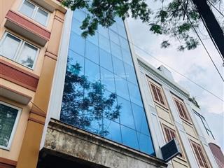 Siêu hiếm toà nhà văn phòng hoàng quốc việt 80m2 x 8 tầng x 5m mặt tiền x 50 tỷ. vỉa hè, ô tô tránh