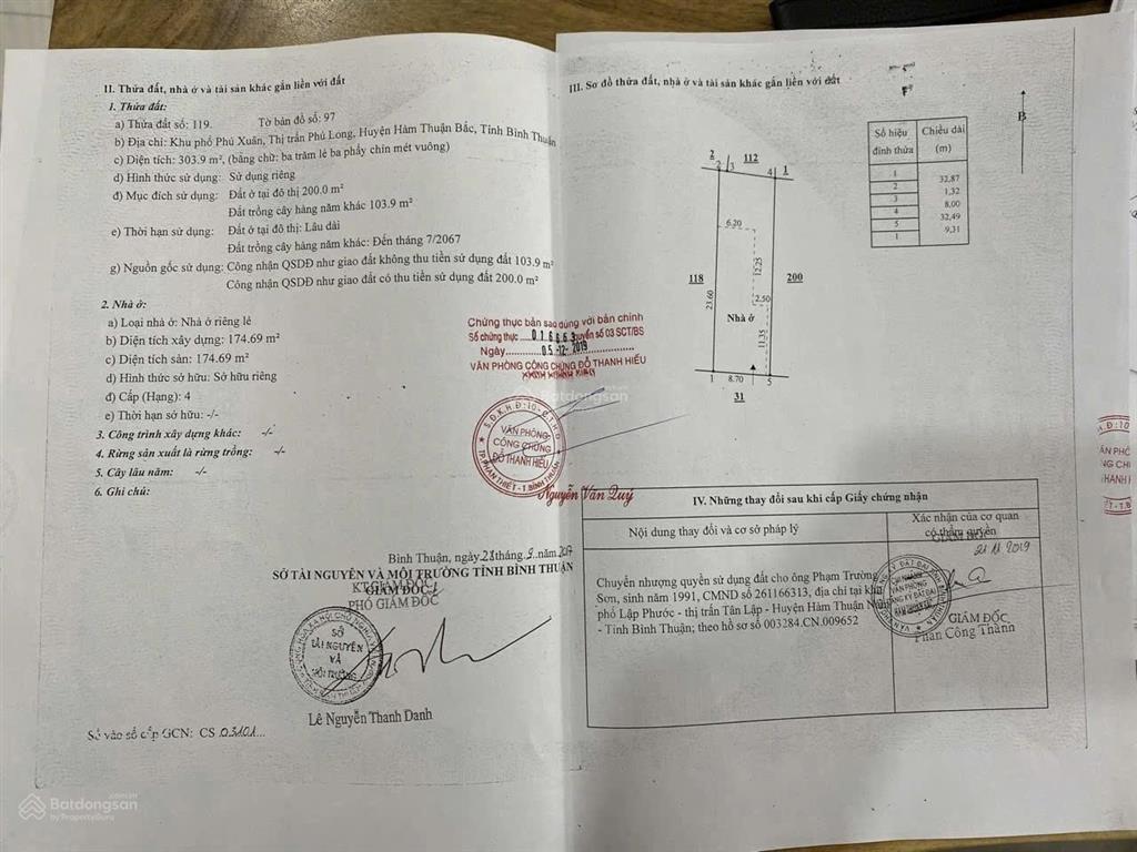 Bán đất thổ cư xây biệt thự phú long, 895m2 có 403m2 thổ cư giá cực tốt chỉ 2,95 tỷ (3,2tr/m2)
