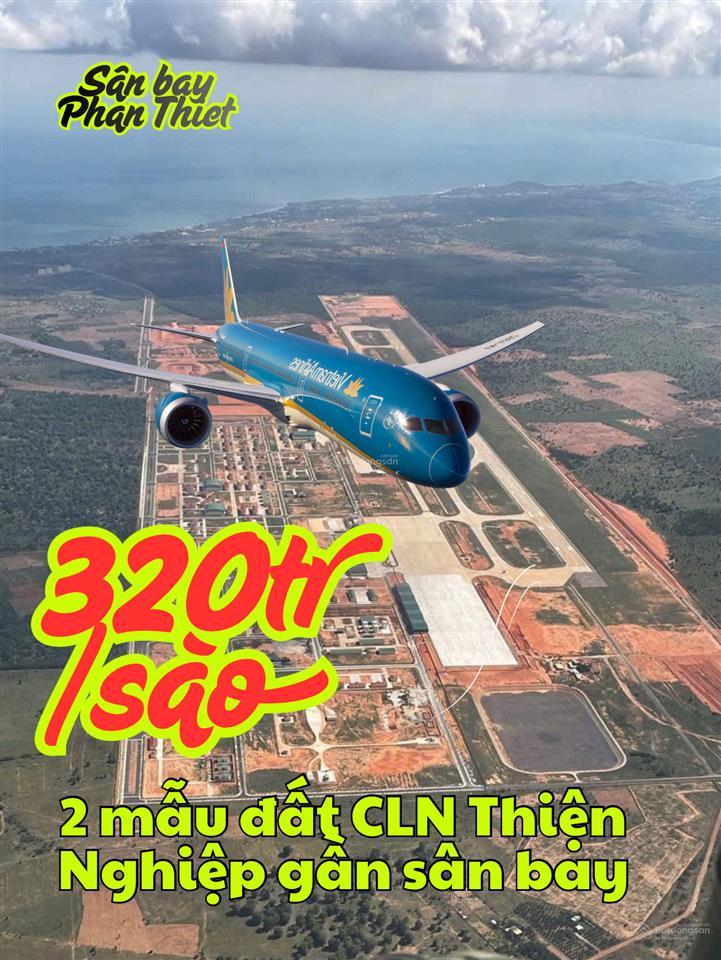 Bán mảnh đất 19545.9m2 thiện nghiệp gần sân bay phan thiết giá tốt