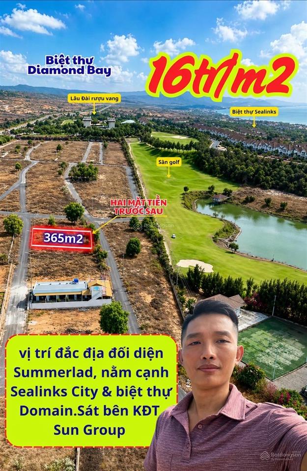 Bán nền biệt thự diamond bay mũi né giá tốt chỉ 15,2tr/m2