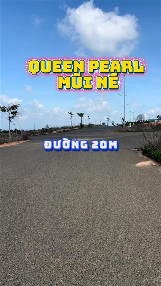 Nhà phố view biển queen pearl mũi né đường 20m, giá tốt chỉ 20tr/m2