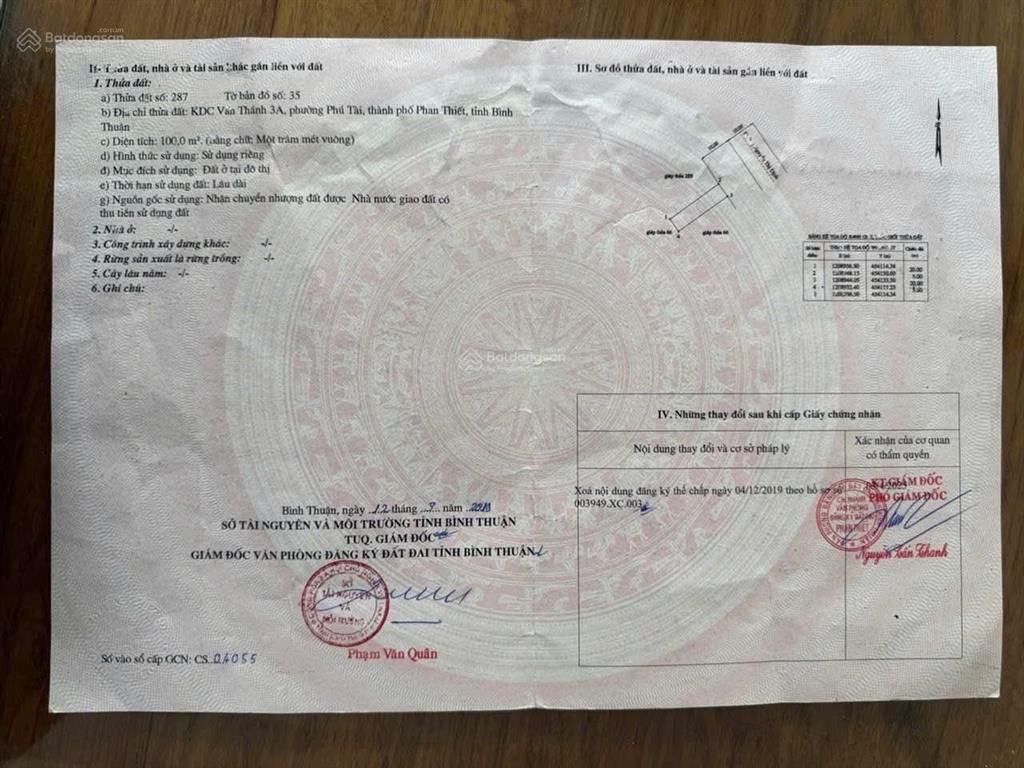 Bán lô mặt tiền nguyễn thị định, giá tốt khu kinh doanh tốt đa ngành nghề