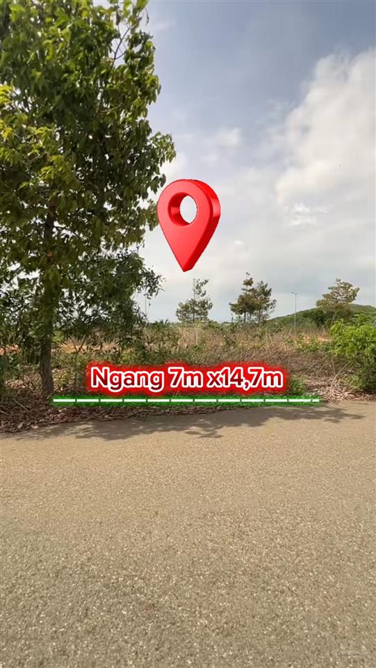 Bán nền nhà phố queen pearl mũi né giá tốt, mặt tiền 7m giá chỉ 15tr/m2
